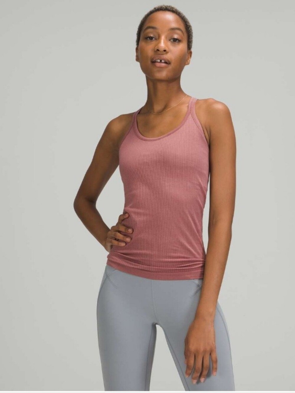 Lululemon Ebb to Street Shelf Bra Tank Top *Light Support/Spiced Chai
